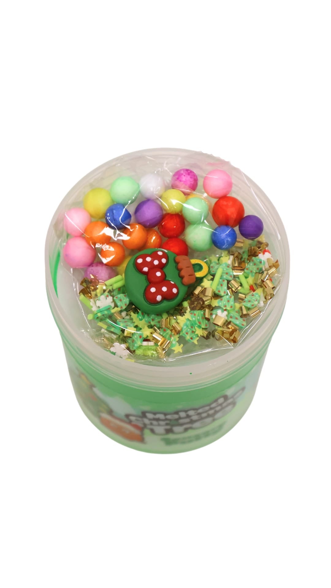 Melted Christmas Tree Sensory Putty