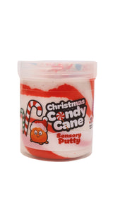 Candy Cane Sensory Putty