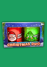 Christmas Duo – Santa Squish & Squishmas Tree - Putty Pals