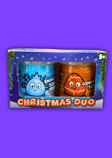 Christmas Duo – Snowflake Squash & Gingerbread Squeeze - Putty Pals