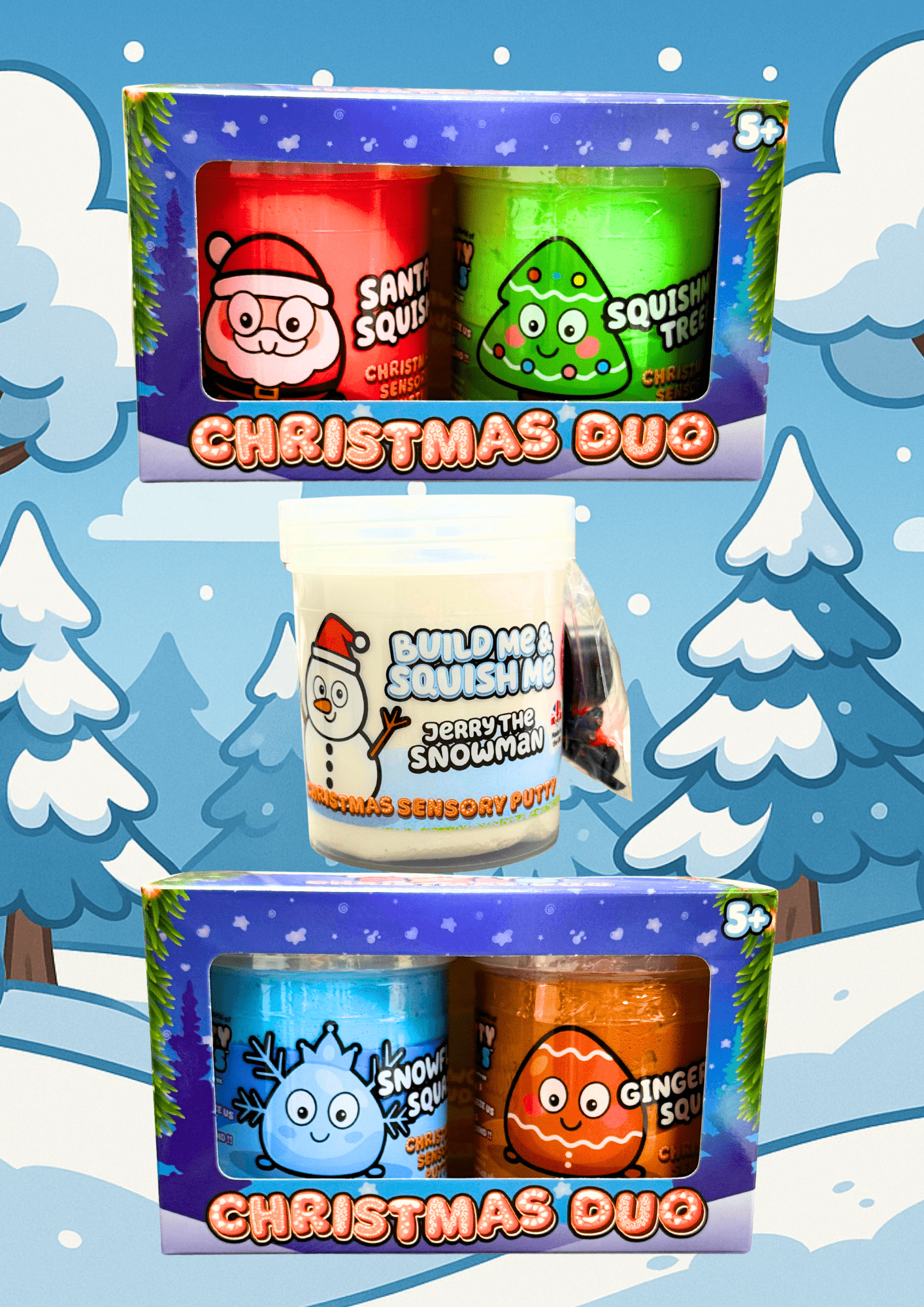 Christmas Putty Bundle – The Ultimate Holiday Sensory Set! - Putty Pals