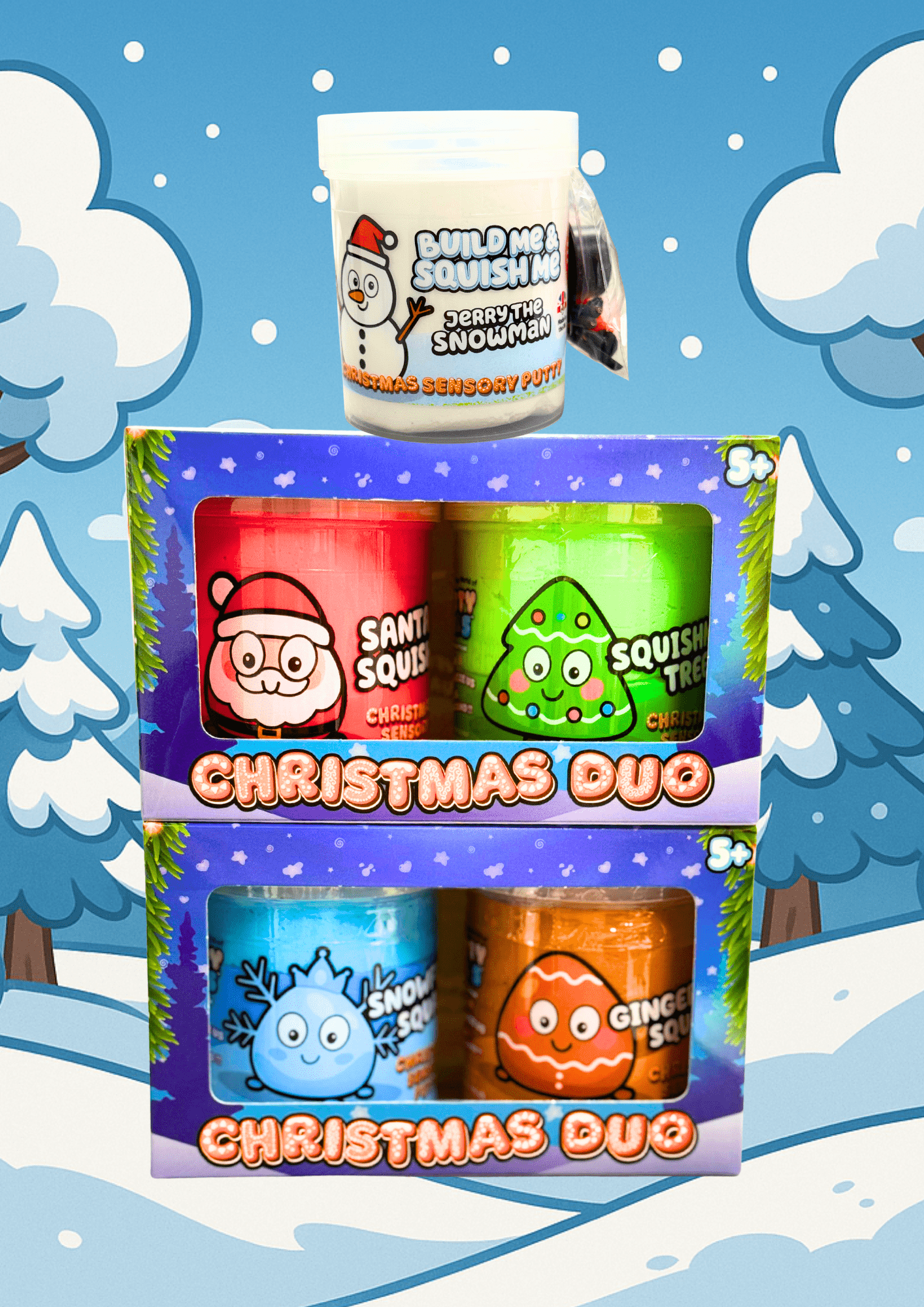 Christmas Putty Bundle – The Ultimate Holiday Sensory Set! - Putty Pals