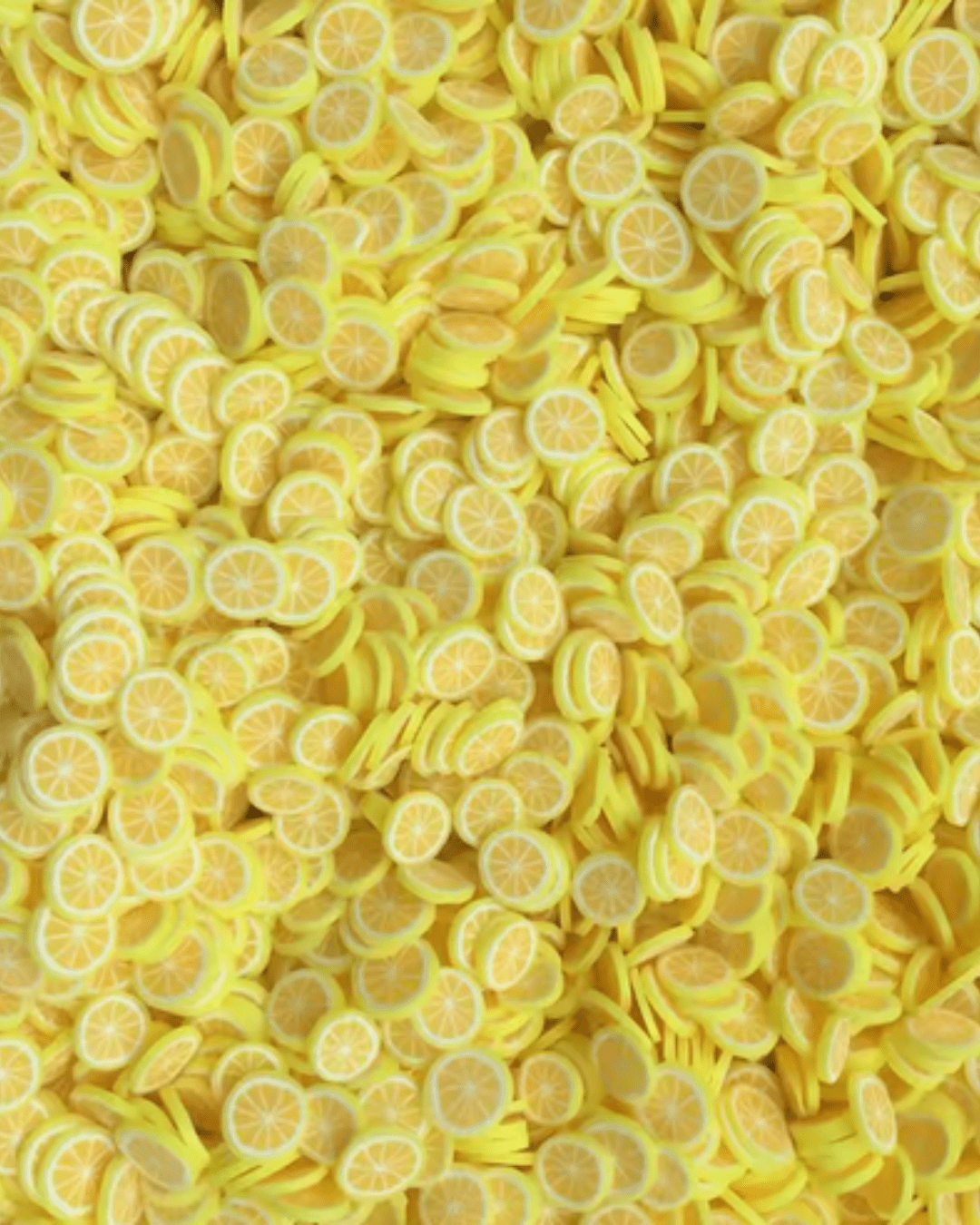 Lemon Polymer Clay Slices - Putty Pals