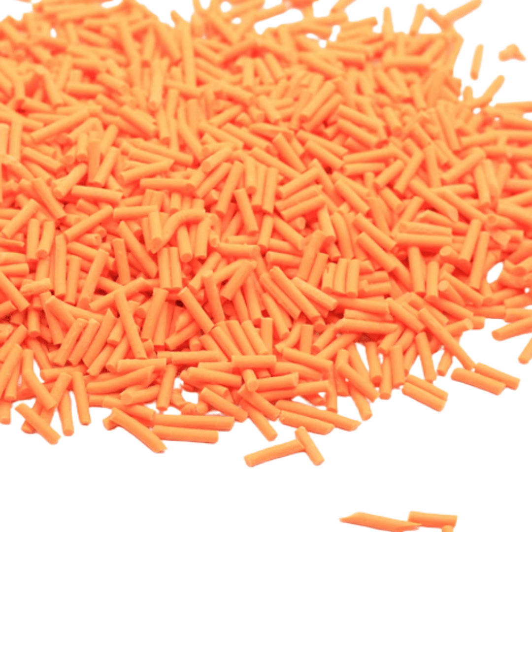 Orange Polymer Clay Sprinkles - Putty Pals
